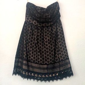 Wet Seal strapless lace dress